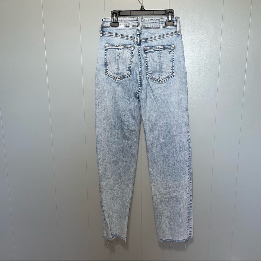 rag & bone Jake Super High Rise Ankle Cigarette Jeans in Dakota Wash Size 24 - Picture 6 of 10